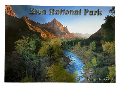 Zion Virgin River Postcard