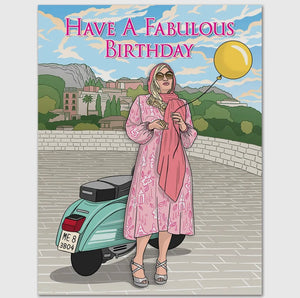 Jennifer Coolidge Fabulous Birthday Card