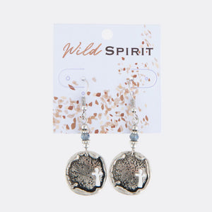 Beaded Cross Earrings