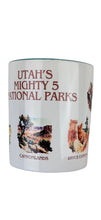 Utah's Mighty Five National Parks Coffee Mug