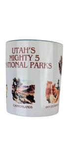 Utah's Mighty Five National Parks Coffee Mug
