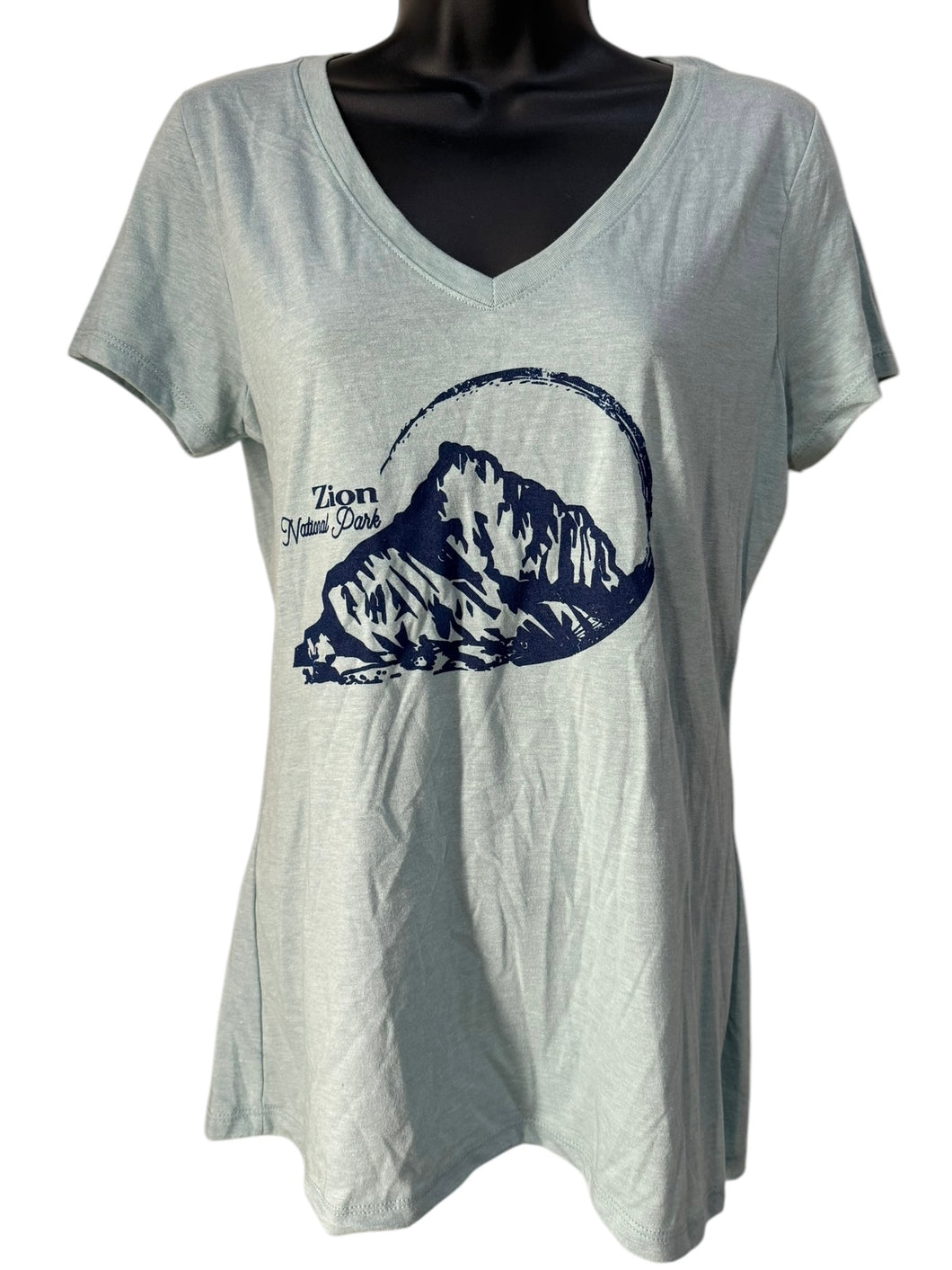 Half Circle Angels Landing Women V-Neck Shirt