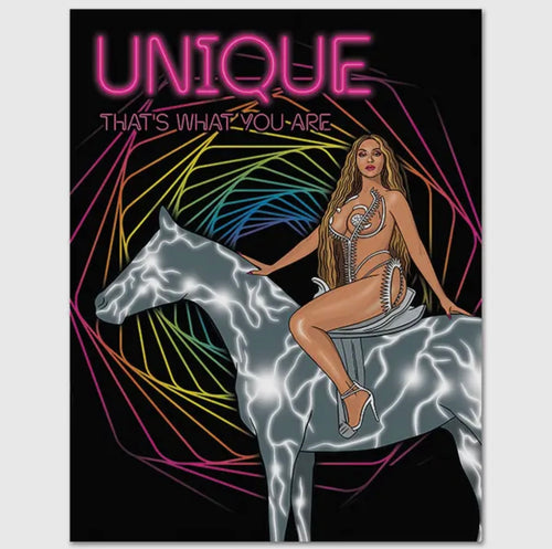 Beyoncé Unique That's What You Are Birthday Card