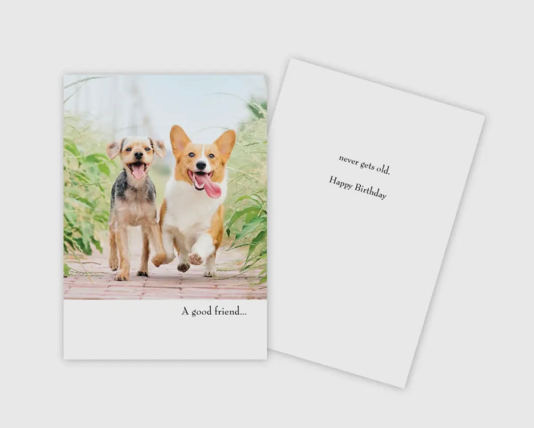 A Good Friend Birthday Card
