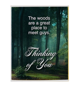 The Woods Subtext Greeting Card