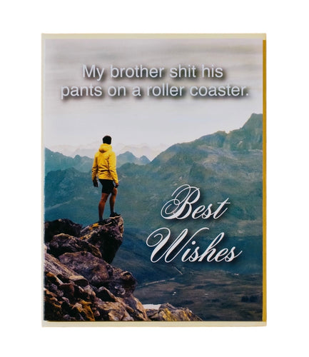 Brother Subtext Greeting Card