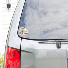 Distracted by Cool Rocks Bear Vinyl Sticker