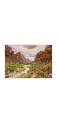 Zion National Park Landscape Photo Sticker