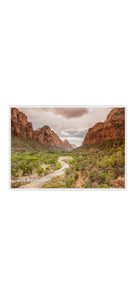 Zion National Park Landscape Photo Sticker