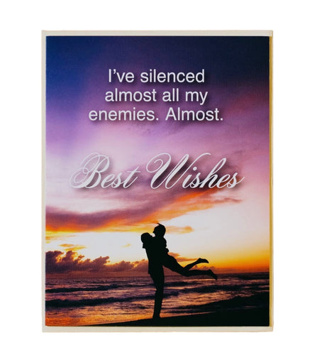 Enemies Subtext Greeting Card