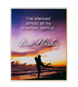 Enemies Subtext Greeting Card