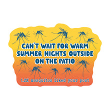 Mosquitoes Summer Social Media Vinyl Sticker