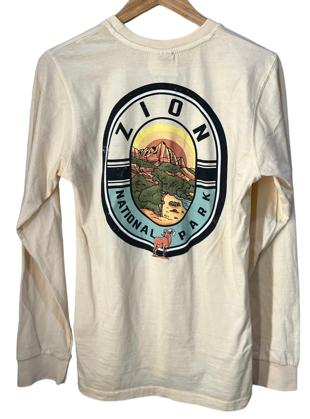 Buffalo Mountain Badge Long Sleeve Shirt