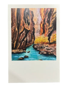 The Narrows Polaroid Postcard