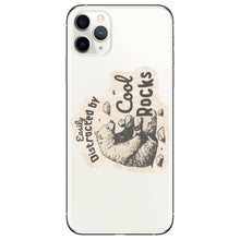 Distracted by Cool Rocks Bear Vinyl Sticker