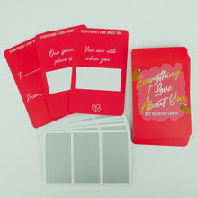 Everything I love about you - DIY Scratch Cards