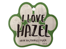 Paw Print "H" Names