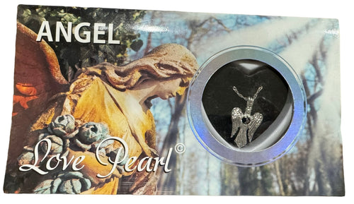 Love Pearl Angel Necklace