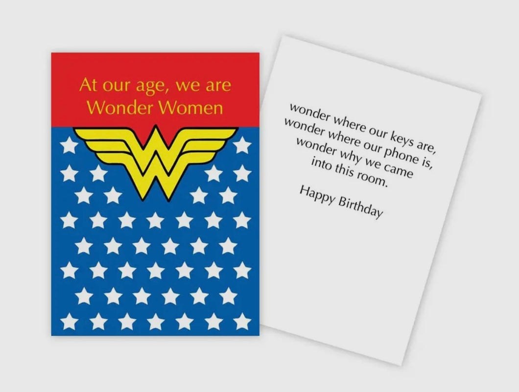 Wonder Women Birthday Card
