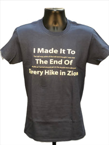 Every Hike in Zion T-Shirt*