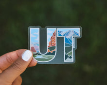 Utah State Clear Sticker*