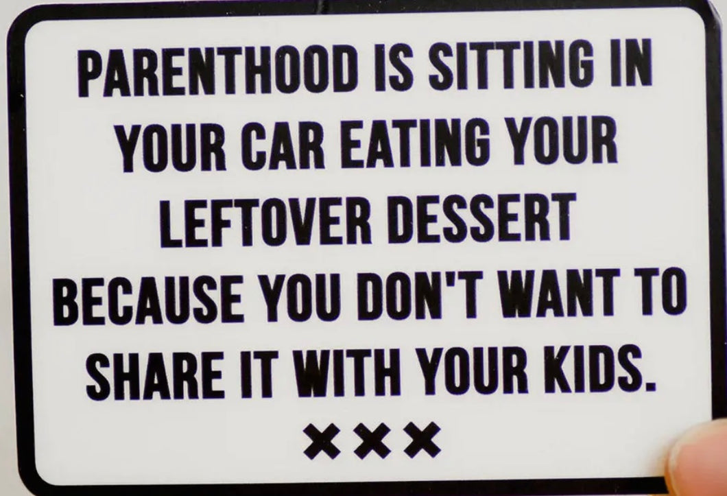 Parenthood and Dessert Sticker