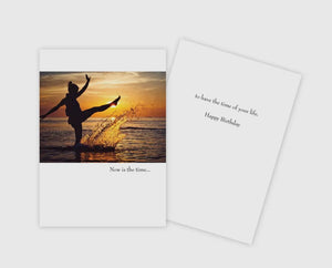 Now is the Time Birthday Card