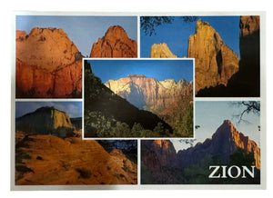 Zion Multi View Postcard
