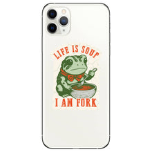 Life is Soup I am Fork Vinyl Sticker