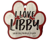 Paw Print "L" Names