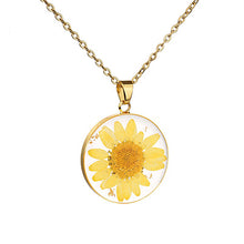 Pressed Flower Necklace