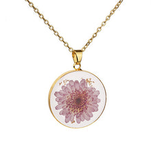 Pressed Flower Necklace