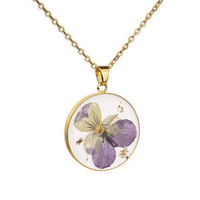 Pressed Flower Necklace