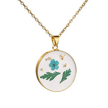 Pressed Flower Necklace