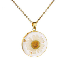 Pressed Flower Necklace