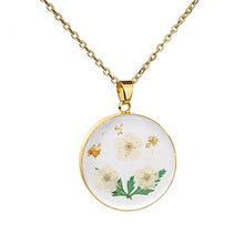 Pressed Flower Necklace