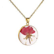 Pressed Flower Necklace