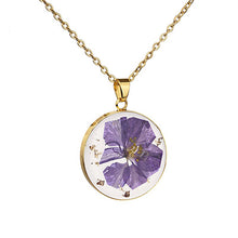 Pressed Flower Necklace