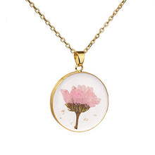 Pressed Flower Necklace