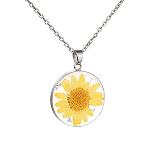 Pressed Flower Necklace