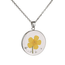 Pressed Flower Necklace