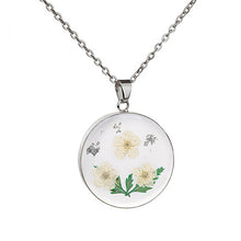 Pressed Flower Necklace