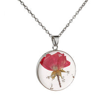 Pressed Flower Necklace
