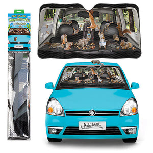 Auto Sunshade - Squirrels
