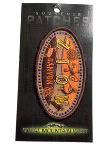 SALE Petroglyph Oval Souvenir Patch