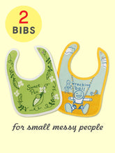 Sweet Pea / Wrecking Ball Baby Bib