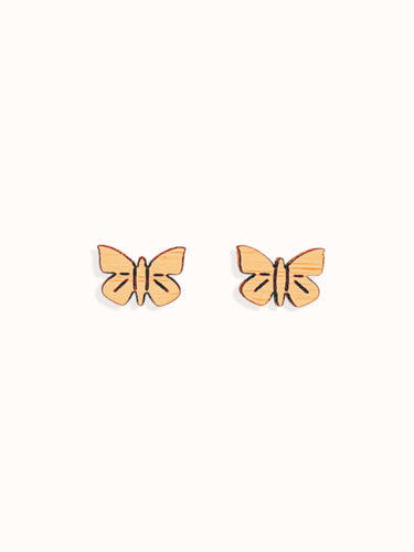 Butterfly Bamboo Earrings