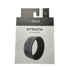 Mens Grey/Black Mountain Strata Ring