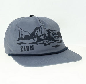 Zion Retro Leather Patch Hat