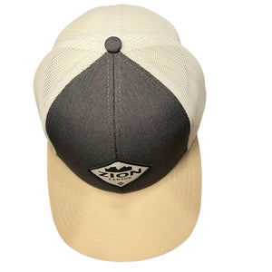 Zion Black and White Diamond Hat